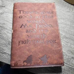 Leatherette Engraved Quote Journal – Lord of the Rings Gift